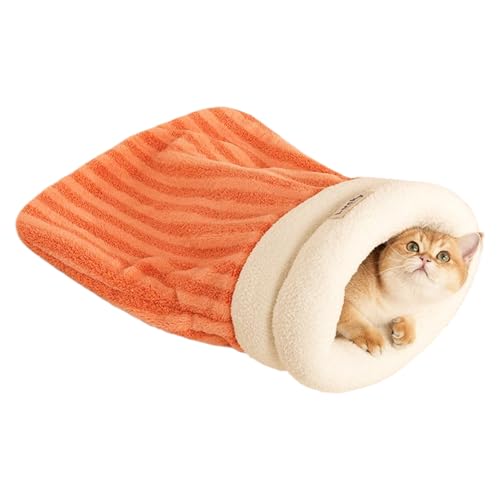 Qkbuza Schlafsack für Hunde – Kuschelhöhle für Kätzchen – waschbarer Schlafsack für Katzen für drinnen und draußen Balkon Wohnzimmer Reise Auto Terrasse Qkbuza Schlafsack für Hunde – Kuschelhöhle für Kätzchen – waschbarer Schlafsack für Katzen für drinnen und draußen Balkon Wohnzimmer Reise Auto Terrasse von Qkbuza