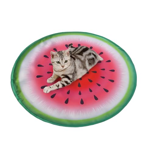 Qkbuza Selbstkühlende Hundematte Gel PVC Kühlmatte Für Haustiere 60 cm Katzen Kühldecke Selbstkühlend Niedliche Wassermelonenform Tragbar Kühldecke Für Drinnen, Draußen Und Auto Qkbuza Selbstkühlende Hundematte Gel PVC Kühlmatte Für Haustiere 60 cm Katzen Kühldecke Selbstkühlend Niedliche Wassermelonenform Tragbar Kühldecke Für Drinnen, Draußen Und Auto von Qkbuza