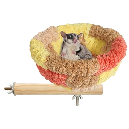 Qkbuza Sittich Nest - Flanell Sittich Nistplatz Sitzstange - Kuscheliger Schlafplatz Mit Weicher Sitzstange Und Vogelkäfig Zubehör Für Großsittiche Kanarienvögel Finken Unzertrennliche Qkbuza Sittich Nest - Flanell Sittich Nistplatz Sitzstange - Kuscheliger Schlafplatz Mit Weicher Sitzstange Und Vogelkäfig Zubehör Für Großsittiche Kanarienvögel Finken Unzertrennliche von Qkbuza