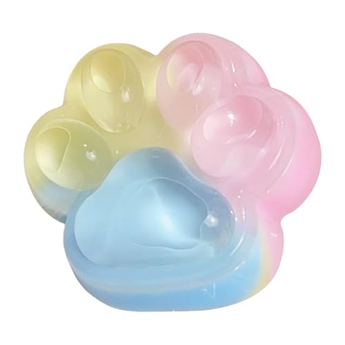 Qkbuza Squishy Toy, 2 Stück, Quetschspielzeug in Form von Katzenpfoten, Squishy Toy zum Drücken in Form von Katzenpfoten, Squishy Spielzeug, große Katze, Anti-Stress-Spielzeug für Erwachsene von Qkbuza