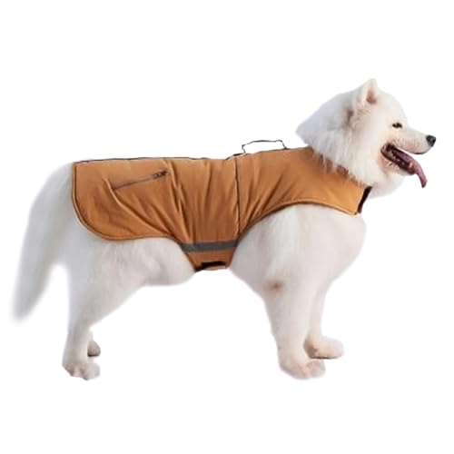 Qkbuza Winterjacke für Hunde,Hundewinterjacke - Winterweste Warmer Hundemantel,Puppy Outfits Hundejacke, Hundekleidung, Mäntel für kaltes Wetter, Winddicht, für kleine und mittelgroße Hunde von Qkbuza