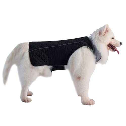 Qkbuza Winterjacke für Hunde,Hundewinterjacke | Winterweste Warmer Hundemantel,Winddichte Hundejacke, Baumwollmäntel für kaltes Wetter, Welpen-Outfits, Haustierkleidung für kleine mittelgroße Hunde von Qkbuza