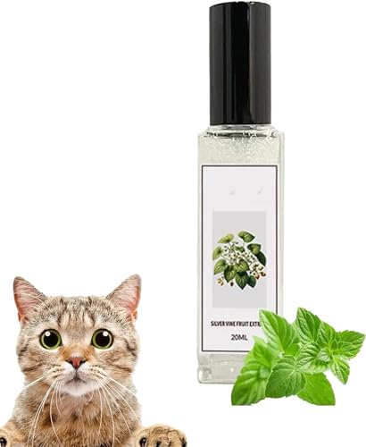 Qoobom Herbal Cat Joy, Katzenminze-Spray für Katzen, Katzenkratzspray, Katzentrainingsspray mit Katzenminze, Katzen-Stress- und Angstlinderung, Katzenberuhigungsspray für Indoor-Katzen (1 Stück) von Qoobom