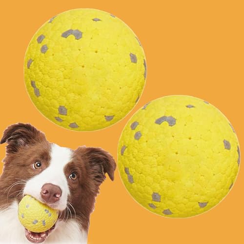 Qosigote Kauzauber-Ball Pfotenmond, Pfotenmond Ball Katze, Hundespielzeug, Beruhigender Ball, Quietschender Hundeball, Leicht, Weich, Unzerstörbar (2PCS-A) von Qosigote