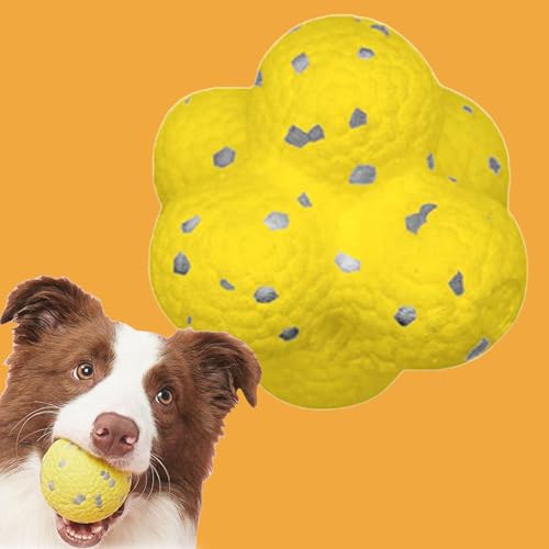 Qosigote Kauzauber-Ball Pfotenmond, Pfotenmond Ball Katze, Hundespielzeug, Beruhigender Ball, Quietschender Hundeball, Leicht, Weich, Unzerstörbar (C) von Qosigote