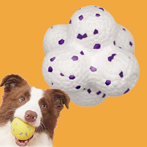 Qosigote Kauzauber-Ball Pfotenmond, Pfotenmond Ball Katze, Hundespielzeug, Beruhigender Ball, Quietschender Hundeball, Leicht, Weich, Unzerstörbar (D) von Qosigote