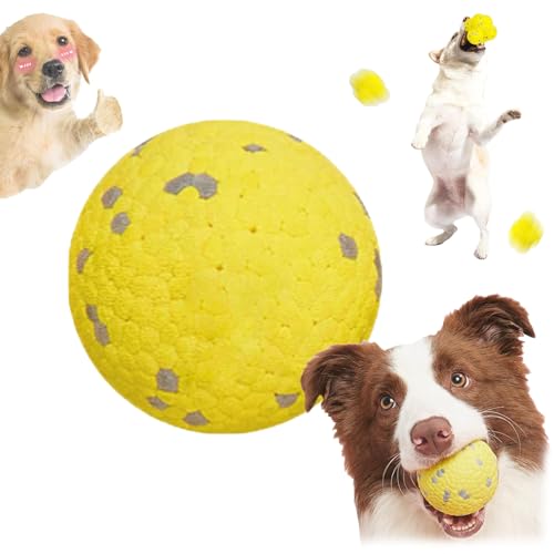 Qosigote Pfotenstern Kauzauber Ball, Kauzauber Ball Für Hunde, Pfotenstern Magic Ball,Hundespielzeug Ball, Hunde Ball Für Große, Mittelgroße, Kleine Hunde (A) von Qosigote