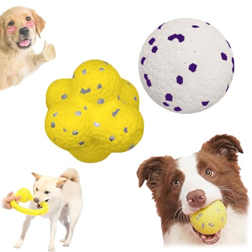 Qosigote Pfotenstern Kauzauber Ball, Kauzauber Ball Für Hunde, Pfotenstern Magic Ball,Hundespielzeug Ball, Hunde Ball Für Große, Mittelgroße, Kleine Hunde (B+C) von Qosigote