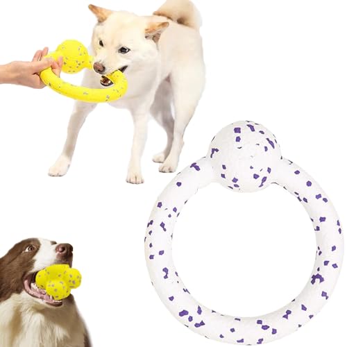 Pfotenstern Kauzauber Ball, Kauzauber Ball Für Hunde, Pfotenstern Magic Ball, Kauzauberball Hund, Hundespielzeug Ball For Hunde Ball Strapazierfähiges Für Große, Mittelgroße, Kleine Hunde (B) von Qosneoun