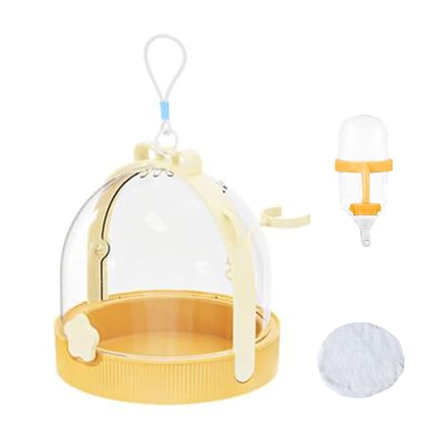 Qoukonao Hamster Reise Transport Box | Kaninchen Transportkäfig Kleintierkäfig | Tragbare Transporttasche Mit Trinkflasche Für Mäuse Gerbil Vogel Frettchen Chinchilla | Vogel Kaninchen Chinchilla Igel Qoukonao Hamster Reise Transport Box | Kaninchen Transportkäfig Kleintierkäfig | Tragbare Transporttasche Mit Trinkflasche Für Mäuse Gerbil Vogel Frettchen Chinchilla | Vogel Kaninchen Chinchilla Igel von Qoukonao