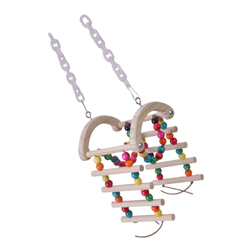 Qsvbeeqj Multi Use Vogel Käfig Zubehör Cage Swing Spielzeug Kletterleiter Käfig Hängende Spielzeug Mit Perlen Für Haustiervögel Unterhaltungsvogel Leiter Spielzeug Qsvbeeqj Multi Use Vogel Käfig Zubehör Cage Swing Spielzeug Kletterleiter Käfig Hängende Spielzeug Mit Perlen Für Haustiervögel Unterhaltungsvogel Leiter Spielzeug von Qsvbeeqj
