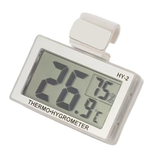 Qsvbeeqj Digitales Reptilien-Thermometer, Hygrometer, LED-Display, Tanks Thermometer, Zubehör für Reptilien, Aquarien, Schlangenbecken, Zubehör von Qsvbeeqj