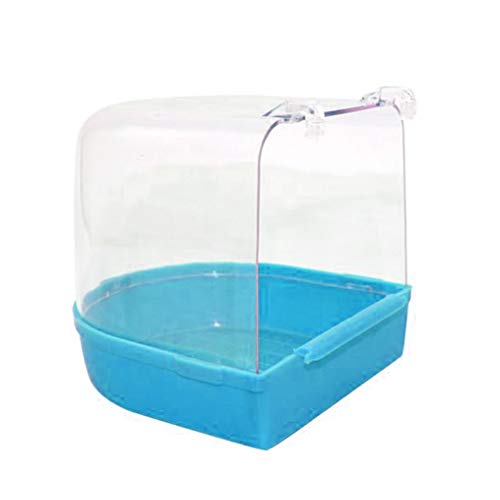 Vogelbad Box Papagei Badekäfig Kleinvogel Zubehör Papagei Tauben Transparent Top Papagei Spielzeug Afrikanisch Grau für kleine Papageien große Vögel Conure ara Vogelbad Box Papagei Badekäfig Kleinvogel Zubehör Papagei Tauben Transparent Top Papagei Spielzeug Afrikanisch Grau für kleine Papageien große Vögel Conure ara von Qsvbeeqj