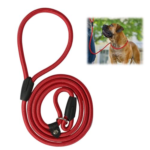 Figure 8 Hundeleine, extrem langlebig, starkes Hundetrainingsleine, 120 cm lang, verstellbare Haustier-Leine, leicht ohne Halsband, ideal für kleine Welpen, große und mittelgroße Hunde von QttvbTna