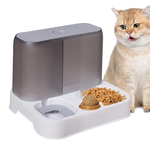 Quaeetyu Automatischer Haustier-Futterspender für Katzen, Katze Auto Feeder Waterer, Automatischer Hundefutterspender, Haustierfutterschüssel Große Kapazität, Auto Dog Feeder, Pet Feeder für Kleine von Quaeetyu