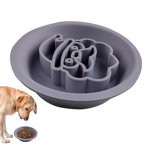 Slow Eating Dog Bowl, Silicone Food Bowl, Cartoon Dog Food Bowl, Double Sided Dog Bowl, Pet Feeding Supplies, Dog Food Dish, Interactive Dog Bowl, Non-Slip Dog Bowl, Anti-gulping Dog Bowl von Quaeetyu