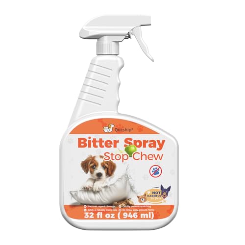 Qucship - Anti-Kau- und Anti-Biss-Lösung – Bitterspray für Hunde, 907 ml von Qucship