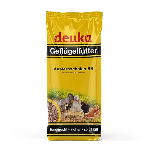 deuka Austernschalen SB 5 kg | Muschelgrit | Grit für Hühner | Calcium-Ergänzungsfutter für Legegeflügel von Quebag