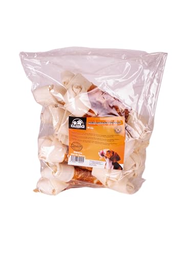 Quibropets Hühnerknoten, Snacks und Leckerlis für Hunde, Leckerlis für Haustiere, ideal für große und mittelgroße Hunde, 950 g (18 cm) von Quibropets