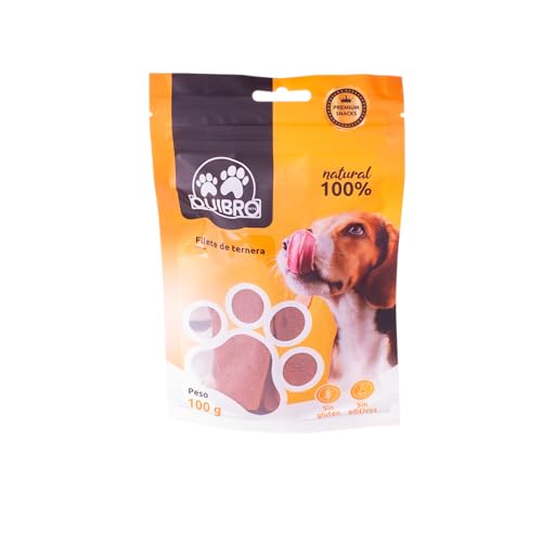 Rindfleisch für Hunde, 100 g, natürliche Belohnungen ohne Getreide, Snacks für Haustiere, Leckerlis für Hunde. von Quibropets