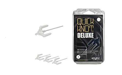 Quick Knot® Deluxe | Mähnenklammer für Pferde | Geeignet für Pferde und Ponys | Wiederverwendbar (Weiß, Standard) von Quick Knot