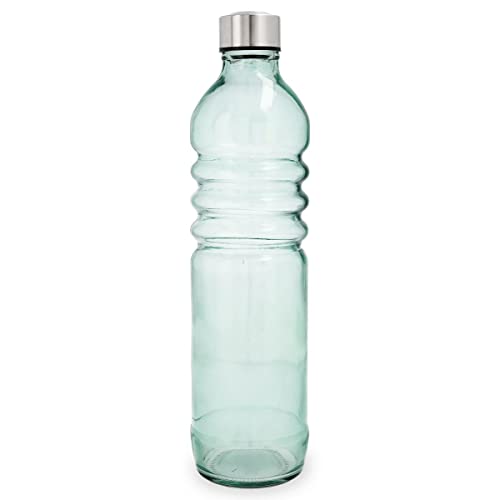 Quid Fresh Flasche Tisch Glas mit Deckel 1,25l Mehrfarbig von Quid