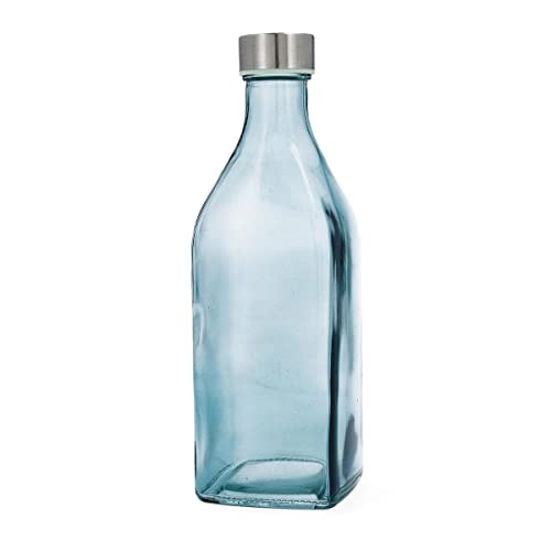 Quid Habitat Tischflasche aus Glas mit Stopfen, 1 l, Grün von Quid