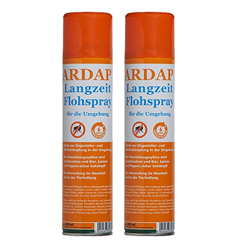 Quiko Ardap Langzeit Flohspray für die Umgebung 2 x 400ml von Quiko