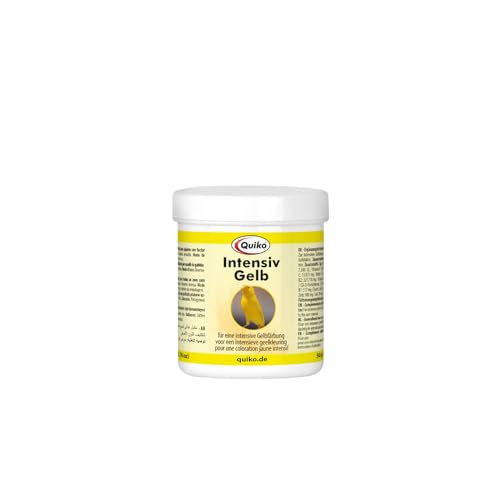 Quiko Intensiv Gelb 50g - Ergänzungsfutter für Ziervögel mit Gelbfaktor von Quiko