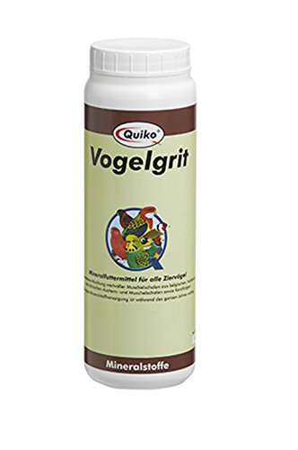 Quiko Vogelgrit - Mineralfuttermittel für alle Ziervögel, 4er Pack (4 x 1.2 kg) von Quiko