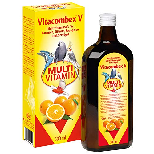 Quiko Vitacombex V 500ml - Multivitaminsaft für Ziervögel von Quiko