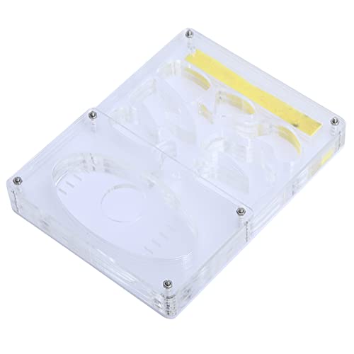 Qukaim Ameisenfutterbox Acryl Transparent 3D Kindergarten Ameisenfarm Formicarium, Ameisenfutterbox, Insektennest für Ameisen, langlebiges Design, ideal für Beobachtung und Zucht, 20 x 15 x 10 cm von Qukaim