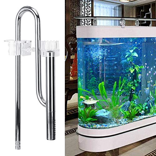 Qukaim Aquarium Einlaufrohr Edelstahl Aquarium Einlauf Abfluss Skimmer Filterrohr (16/22mm) von Qukaim