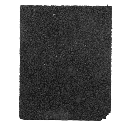 Qukaim Aquarium Filtermaterial Aquarium Filterpad, Aktivkohle Geruchsentfernungsmatte für Süßwasser und Meerwasser, 12,5 x 10 x 2 cm, Bakterienzucht Aquarium Filtermaterial von Qukaim