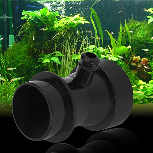 Qukaim Aquarium Luftsaugdüse Kunststoff Schwarz Aquarium Protein Skimmer Separator Luftsaugdüse Venturi Tube Düse für Aquarium DIY von Qukaim