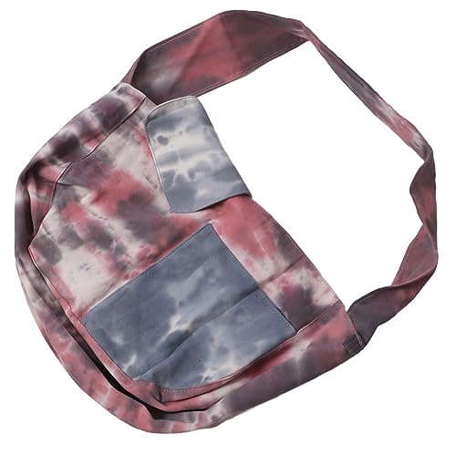 Qukaim Cat Sling Carrier Hundetuch Tragetasche für kleine Hunde und Katzen, Großer Raum Atmungsaktive Welpentuch für Outdoor-Reisen, Rot, Groß von Qukaim