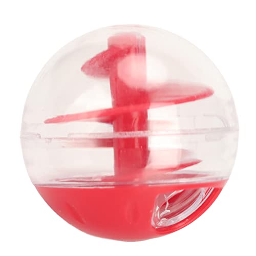 Qukaim Cat Treat Dispensing Puzzle Ball Cat Treat Dispensing Ball, Interactive Pet Slow Feeder Puzzle Ball for Kittens, Bite Resistant Design, Engaging Toy for Cats, 10cm Diameter von Qukaim