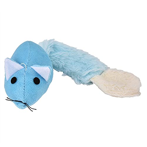 Qukaim Catnip Toys Long Tail Mouse Cat Toy, Interactive Mouse Teaser with Catnip, Funny Playing Toy for Training, Blue von Qukaim