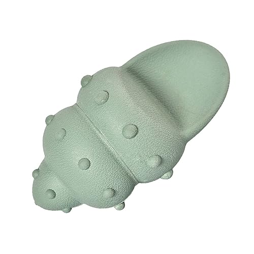 Qukaim Conch Treat Toy Dog Conch Treat Dispensing Toy, Interactive Slow Feeding Chewing Toy, Tear Resistant Rubber Teeth Grinding, Green von Qukaim