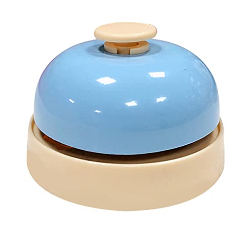 Qukaim Dog Call Dinner Bell Pet Call Bell for Dog Training, Metal Sensitive Buttons, Dinner Bell for Pet Toys, Blue von Qukaim