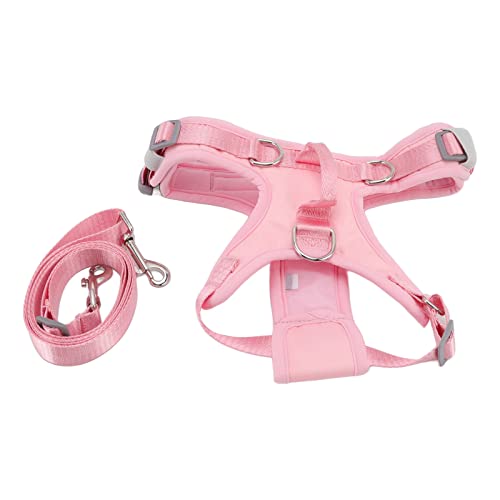 Qukaim Dog Lift Support Dog Lift Support Harness Adjustable Breathable Dog Front Leg Support Sling for Old Disabled Injured Dogs, XL, Pink von Qukaim