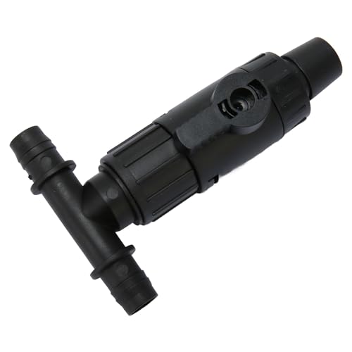 Qukaim Fish Tank Accories Wasserwechsler Wasserhahn-Adapter, 3-Wege-Aquarium-Wasserhahn-Düsen-Anschlüsse, Ersatzteile für 12 mm Schläuche, Wasserzubehör von Qukaim