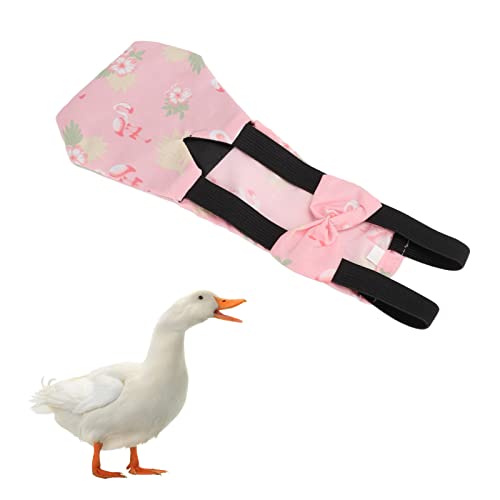 Qukaim Geflügelwindel Geflügelwindel für Huhn, Ente und Flamingo, atmungsaktive Hundewindel, wiederverwendbare Gänsewindel, 30,5 cm von Qukaim