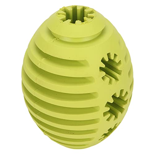 Qukaim Gummi Hund Kauen Rugby Gummi Fußball Hundespielzeug Umweltschutz Gummi Kauen Haustier Rugby Ball Ideal für den Gartengebrauch Langlebiges Kauspielzeug für Hunde 25cm Lang von Qukaim