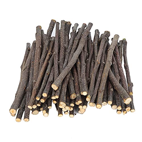 Qukaim Hamster Chewing Sticks 200G Pet Hamster Chewing Sticks, Molar Teeth Toys for Rabbit and Hamster, Wooden Grinding and Bite Sticks, Natural Pet Snacks von Qukaim