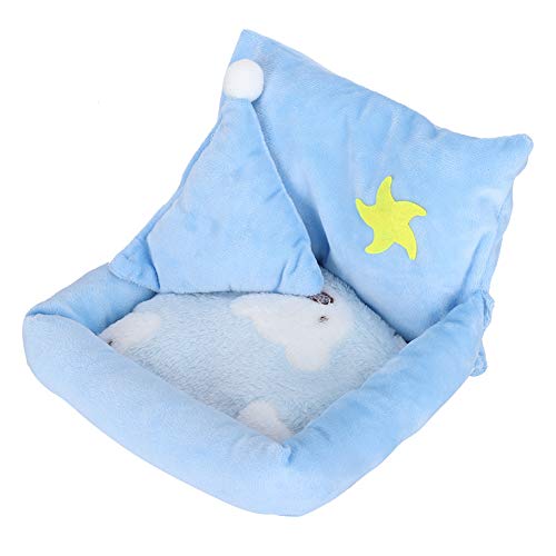 Qukaim Hamster Schlafbett Kleines Haustier Seestern Sofa Schlafkissen Plüsch Baumwolle Bett für Hamster Mini Kissen Design Ideal für Kleine Haustiere 30 * 30cm von Qukaim