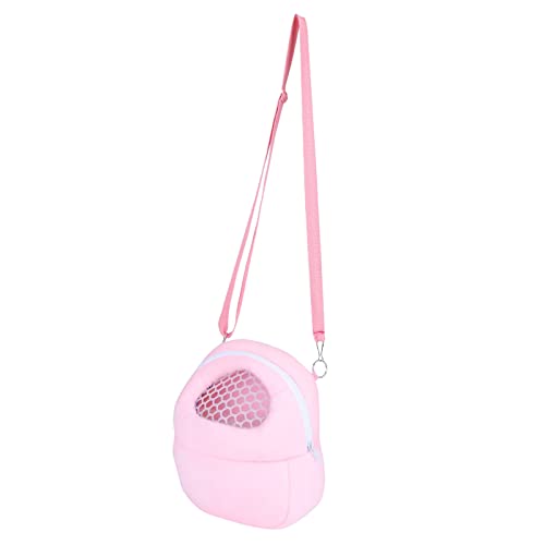 Qukaim Hamster-Tragetasche, Frettchen, Igel-Tragetasche, Reisetasche für Hamster und Ratten, 3 Farben, 3 Größen, weiches Taschen-Design für Schlaf und Reisen, ideal für kleine Haustiere von Qukaim