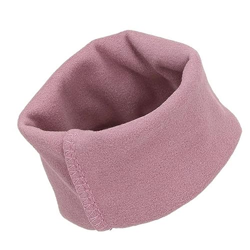 Qukaim Haustier-Kopfmanschette für Haustiere, warmer Lärmschutz, Ohrenschützer für kleine, mittelgroße Haustiere, beruhigende Hunde- und Katzenhaube, ideal für Fellpflege und Baden, Rosa, Größe L von Qukaim