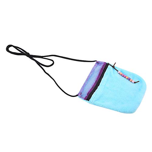 Qukaim Haustier Reise Handtasche Haustier Tragetasche Tragbare Outgoing Handtasche für Kleintiere Hamster Schlafsack Atmungsaktive Haustier Reisetasche Blau von Qukaim