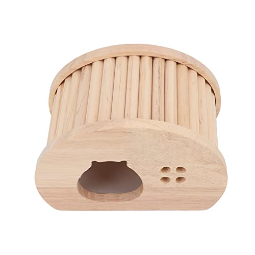 Qukaim Haustierkäfig-Hängematte, atmungsaktive weiche Katzenhängematte Bett für kleine Haustiere, 33 x 33 cm, inklusive Hamster-Kletterhaus aus Holz und Schlafnest, ideal für Hamster und Eichhörnchen Qukaim Haustierkäfig-Hängematte, atmungsaktive weiche Katzenhängematte Bett für kleine Haustiere, 33 x 33 cm, inklusive Hamster-Kletterhaus aus Holz und Schlafnest, ideal für Hamster und Eichhörnchen von Qukaim